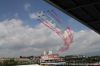 Exhibición Patrulla Águila sobre el Circuit de Catalunya